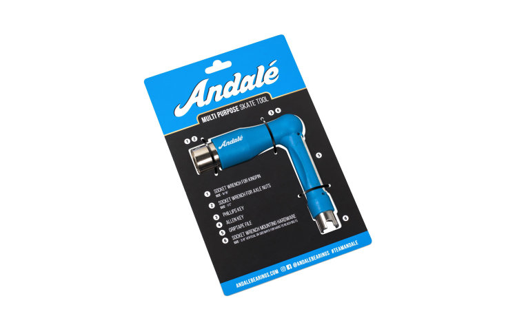 ANDALÉ Multi Purpose Skate Tool griptape (13246002-BLU)