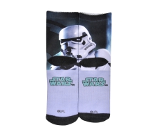 Star Wars Youth Print Crew Stormtrooper Sox zokni (Y0028A)