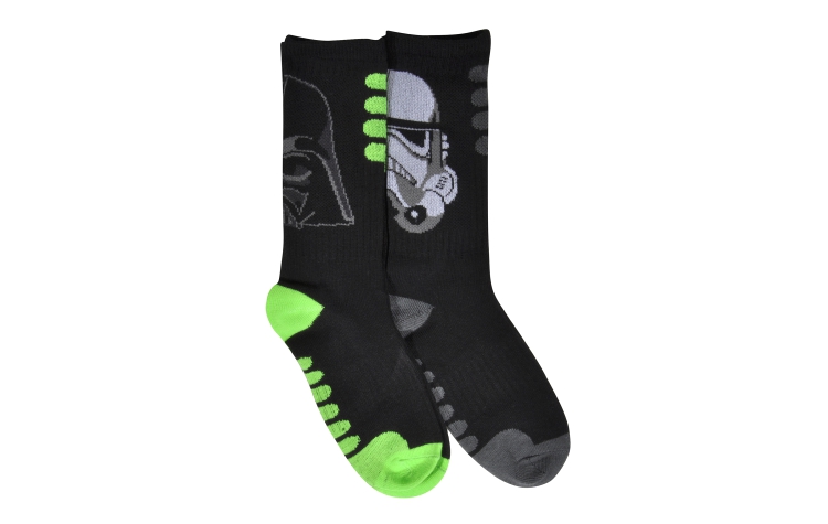 Star Wars Youth Jacquard Crew VADER/TROOPER Sox 2*pack (Y0019D)