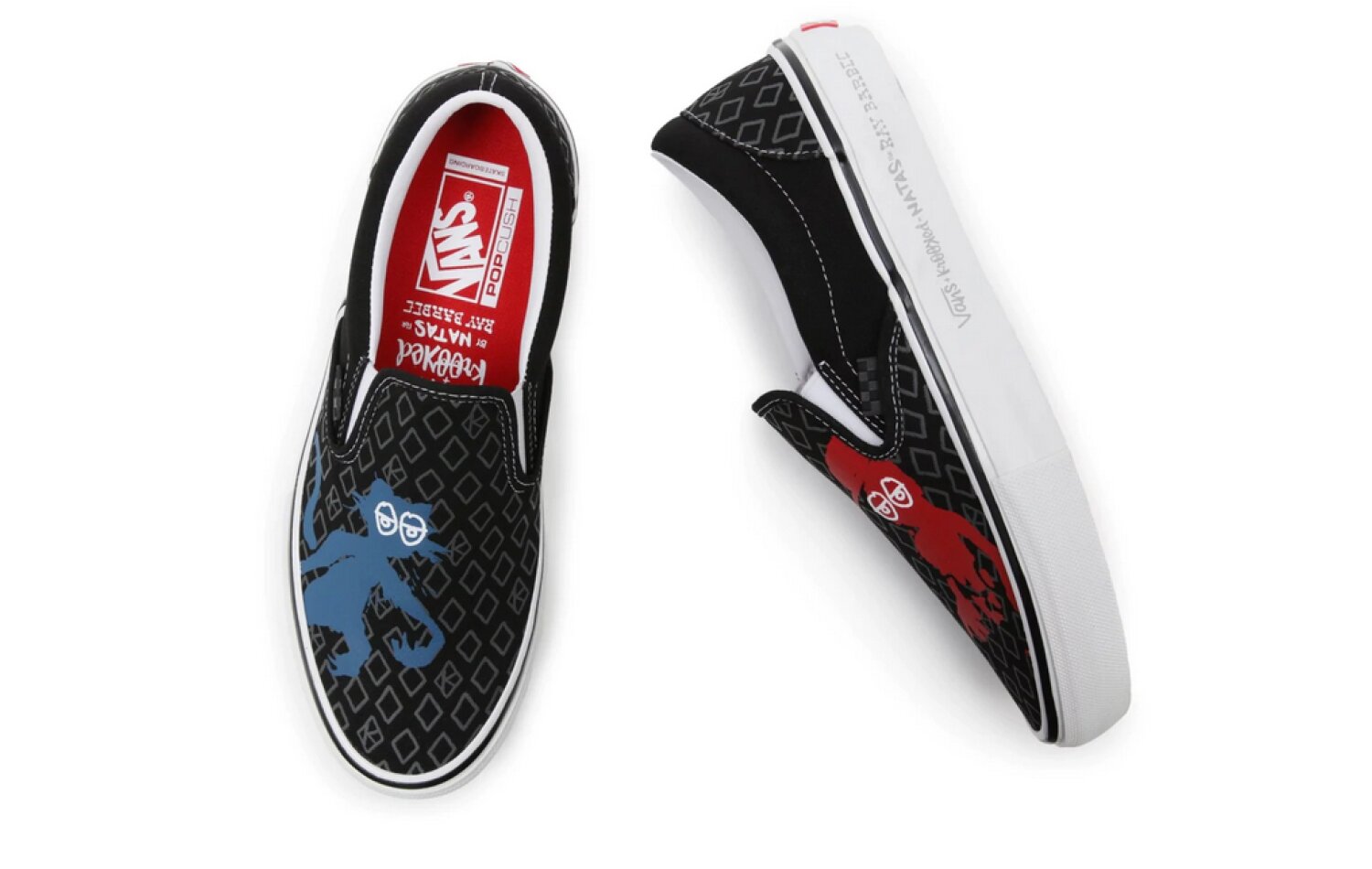 Vans Skate Slip-on Krooked By Natas For Ray (VN0A5FCAAPM)