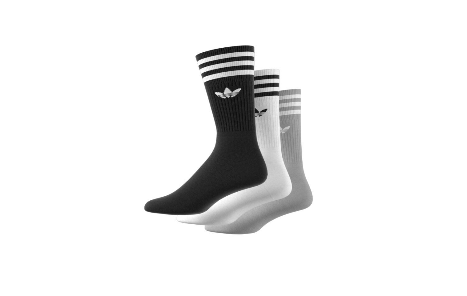 Adidas Solid Crew Sock 3pk (HC9558)