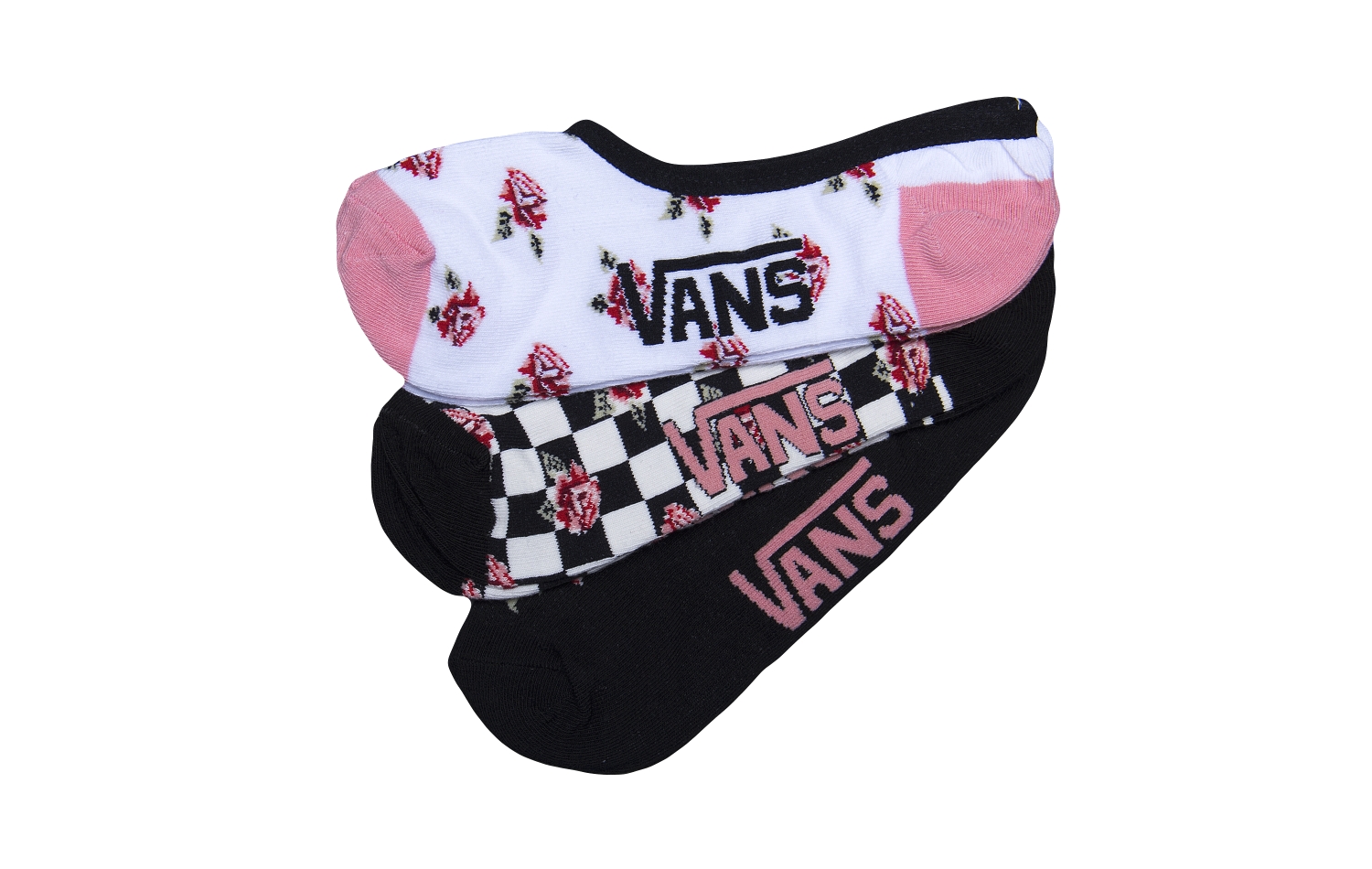 Vans Wmns Rose Checkerboard Canoodle Socks 3*pack (VA3NGV448)