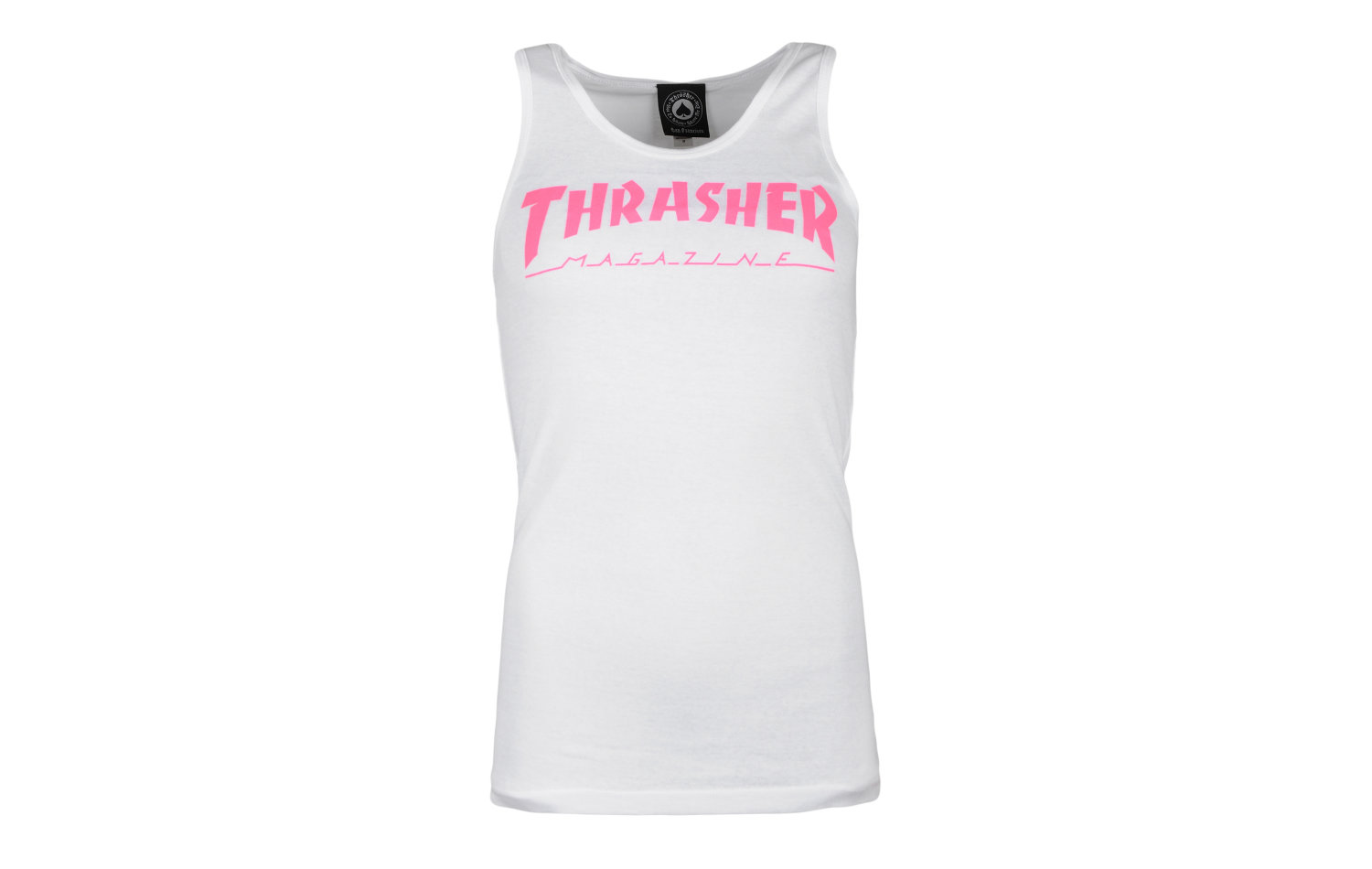 Thrasher Wmns Magazine Logo Racerback Top (351748-WHT)