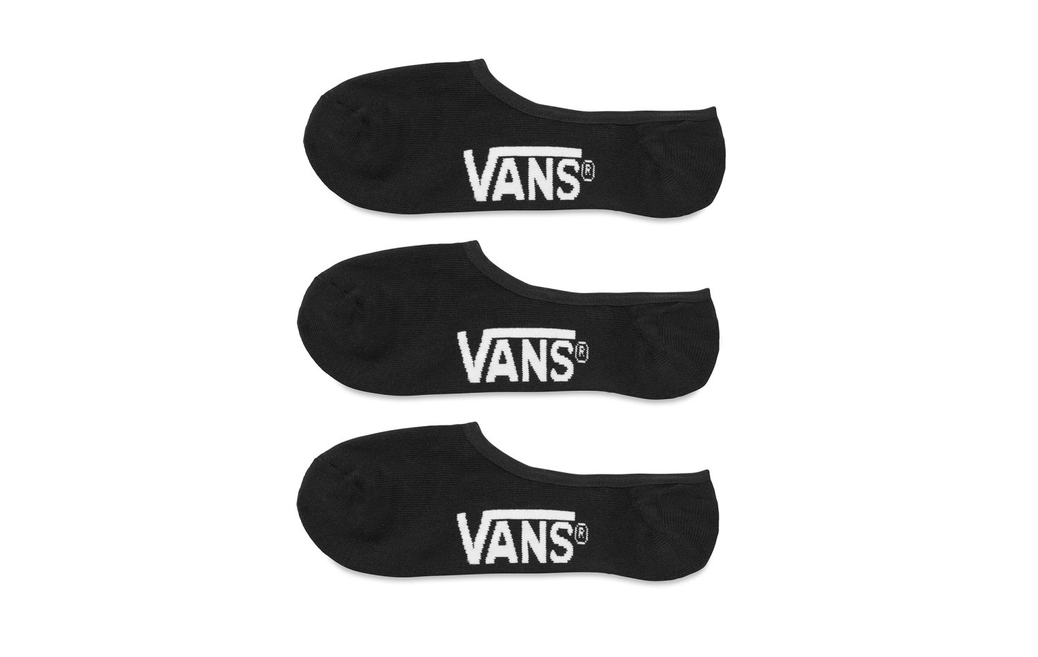 Vans Classic Super No Show Socks 3*pack (VN000XTTBLK)