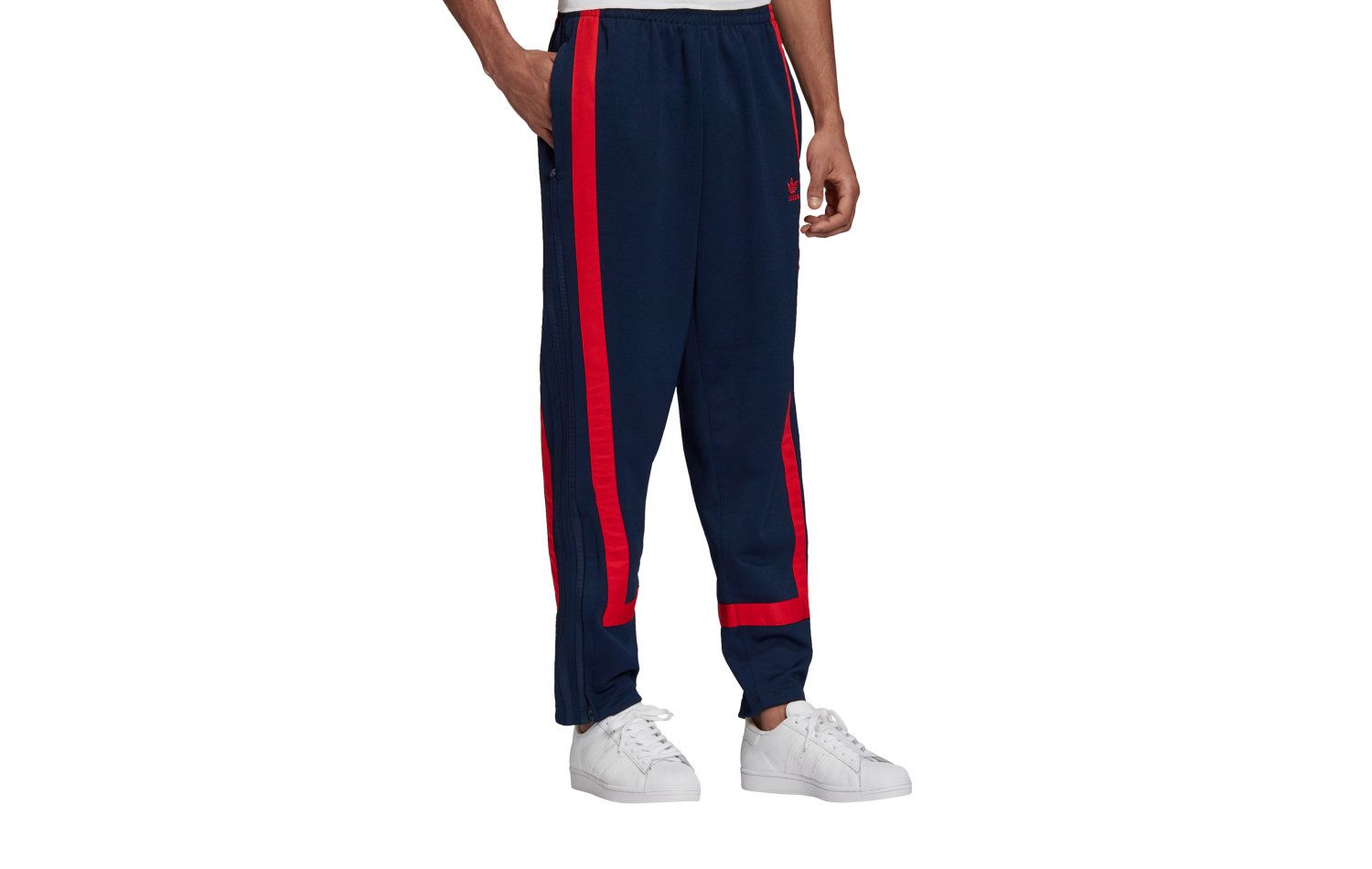 Adidas Warmup Track Pant, Collegiate Navy/Col Red férfi nadrág eladó