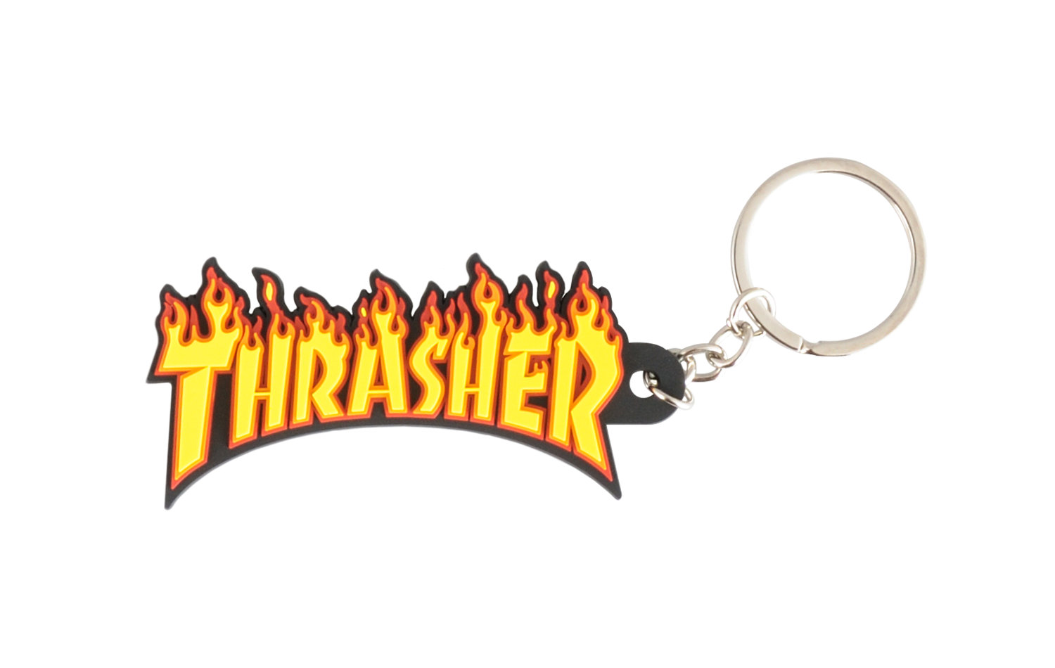 Thrasher Flame Logo Key Chain (972409-YEL)