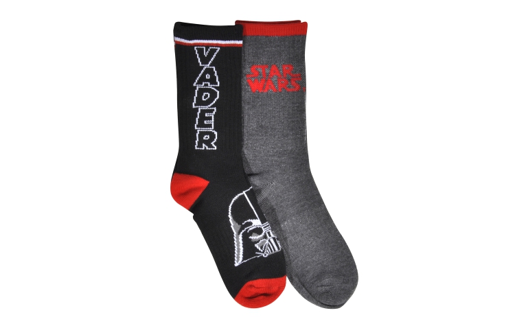 Star Wars Youth Jacquard Crew Vader Sox 2*pack (Y0020D)